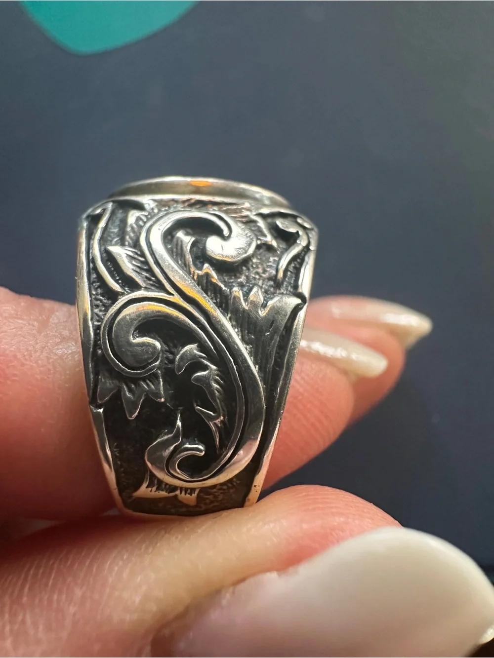 Sterling Silver Turquoise Statement Ring